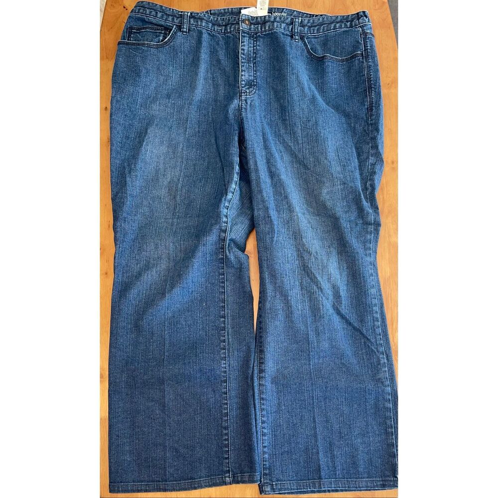 Liz Claiborne Slim Bootcut‎ Blue Jeans Plus size 20 Stretch High Waist